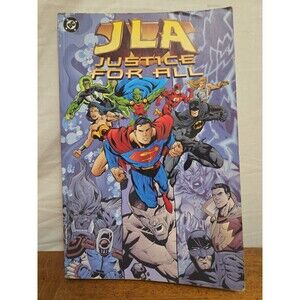 JLA ~ Justice for All ~  Volume 5 ~ TPB ~ 1999 DC Comics / Graphic Novel